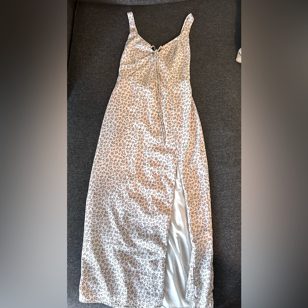 XXS dress with a slit. I’ve only worn one time